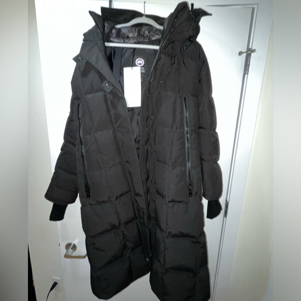 🔥😮🤑SALE!!! NWT Canada Goose Black Elmwood Parka size Large